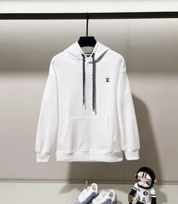 Louis Vuitton Hoodies for MEN Blue/White #A54727