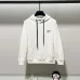 Luxurious Louis Vuitton Style Cream Hoodie with Exquisite Embroidery #A54440