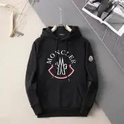 Moncler Hoodies for Men Black/White #A47065