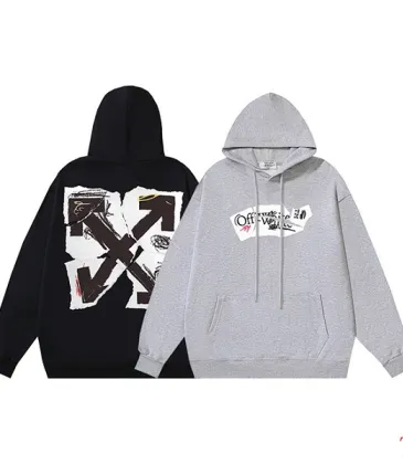 OFF WHITE Hoodies for MEN pure cotton 400g #A58714