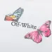 Off - White Black Hoodie With Colorful Butterfly And Arrow Graphic #A54447