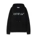 Off - White Classic Logo Print White Hoodie for Fashion Enthusiasts #A54446