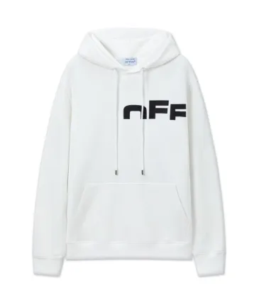 Off - White White Hoodie With Bold Back Text And Brand Story Print #A54453