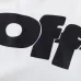Off - White White Hoodie With Bold Black Logo Print for Trendy Outfits #A54450