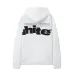 Off - White White Hoodie With Bold Black Logo Print for Trendy Outfits #A54450