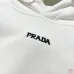 Prada Hoodies for MEN Black/White 420g #A54514