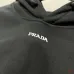 Prada Hoodies for MEN Black/White 420g #A54514