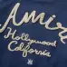 Amiri Navy Blue Varsity Jacket With Embroidered Logo And Striped Details #A54437