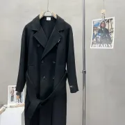 Balenciaga Men's Extra-Long Wool Coat #A56948