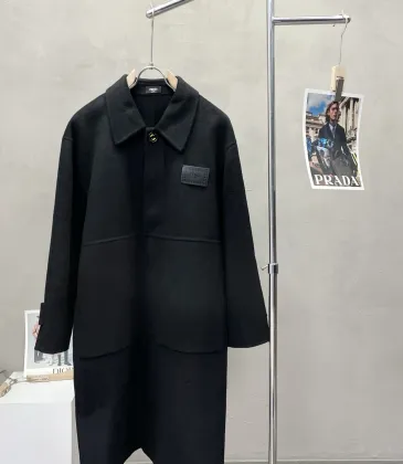 Fendi Men's Extra-Long Wool Coat #A56950