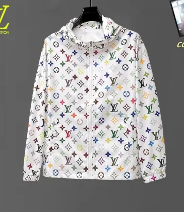 Designer Louis Vuitton Style UV Protection Jacket   Lightweight &amp; Hooded #A53161