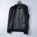 Louis Vuitton Men's Monogram Embroidered Zip-Up Jacket Black #A54579
