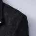 Louis Vuitton Men's Monogram Embroidered Zip-Up Jacket Black #A54579