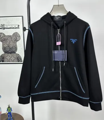 Prada Jackets for MEN Black #A54471