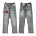 Amiri Classic Unisex Blood and tears letter embroidery washed slim fit jeans #A48765