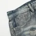 Amiri Classic Unisex Fully patched letter embroidered washed slim fit jeans #A48766