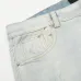 Amiri Classic Unisex Light colored rhinestone embroidered washed small leg jeans slim fit small leg jeans #A48764
