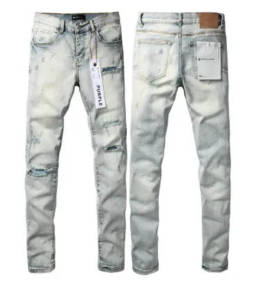 purple jeans  for Men #A64981