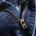 2021 new men's jeans blue stretch European and American personality zipper decoration jeans trendy men #99905873