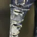 DSQ2 Men's Denim Jeans Edgy Distressed Design with Paint Splatter and Zipper Detail for Fashion Rebels #A54904
