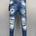 DSQ2 Men's Denim Jeans Edgy Distressed Design with Paint Splatter and Zipper Detail for Fashion Rebels #A54906