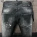 DSQ2 Men's Denim Jeans Edgy Distressed Design with Paint Splatter and Zipper Detail for Fashion Rebels #A54907