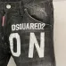 DSQ2 Men's Denim Jeans Edgy Distressed Design with Paint Splatter and Zipper Detail for Fashion Rebels #A54909