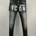 DSQ2 Men's Denim Jeans Edgy Distressed Design with Paint Splatter and Zipper Detail for Fashion Rebels #A54909