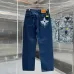 Louis Vuitton Jeans for MEN Blue/Black #A49319