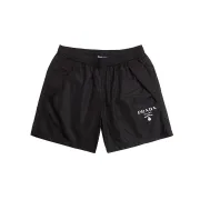 Prada Pants for Men Black Light Re-nylon Shorts #A53892