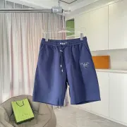 Prada Shorts Pants for Men Black/White/Blue #A53728