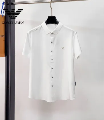 Armani Shirts for Armani short-sleeved Shirts For Men #A61458
