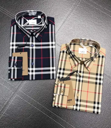 Burberry Shirts for Burberry Men's AAA+ Burberry Long-Sleeved Shirts #99902072