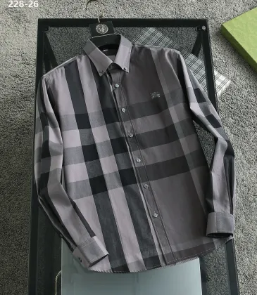 Burberry Shirts for Men's Burberry Long-Sleeved Shirts #A29108