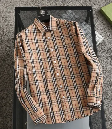 Burberry Shirts for Men's Burberry Long-Sleeved Shirts #A29121