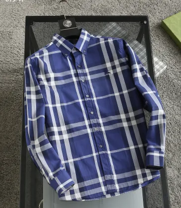 Burberry Shirts for Men's Burberry Long-Sleeved Shirts #A29131