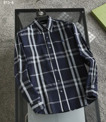 Burberry Shirts for Men's Burberry Long-Sleeved Shirts #A29136