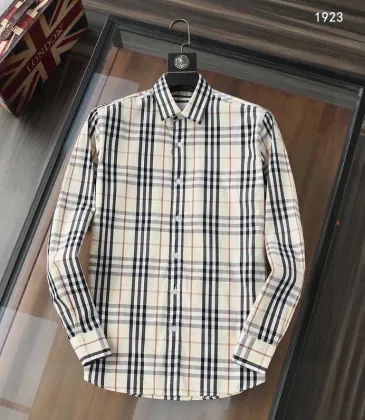 Burberry Shirts for Men's Burberry Long-Sleeved Shirts #A29143