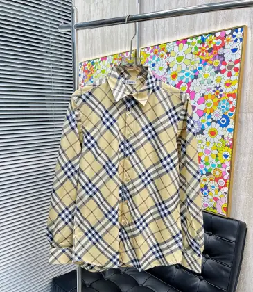 Burberry Shirts for Men's Burberry Long-Sleeved Shirts #A58486