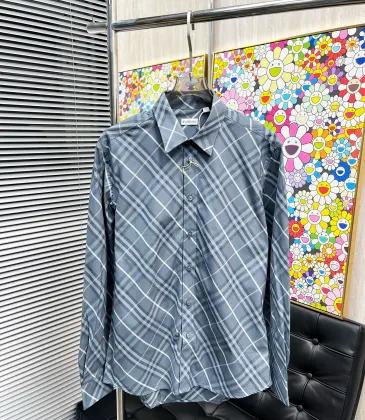 Burberry Shirts for Men's Burberry Long-Sleeved Shirts #A58487