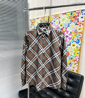 Burberry Shirts for Men's Burberry Long-Sleeved Shirts #A58488
