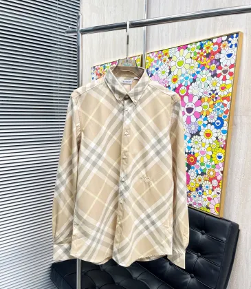 Burberry Shirts for Men's Burberry Long-Sleeved Shirts #A58489