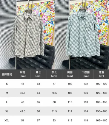 Burberry Shirts for Men's Burberry Long-Sleeved Shirts #A58491
