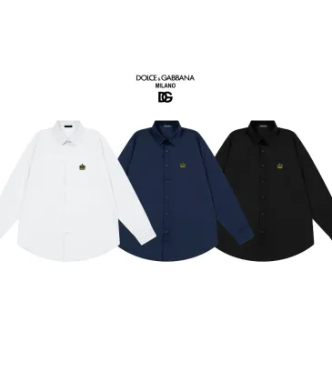 D&amp;G Shirts for D&amp;G Long-Sleeved Shirts For Men #A44071