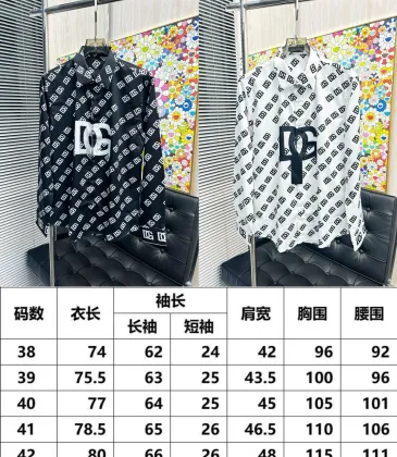 D&amp;G Shirts for D&amp;G Long-Sleeved Shirts For Men #A58462