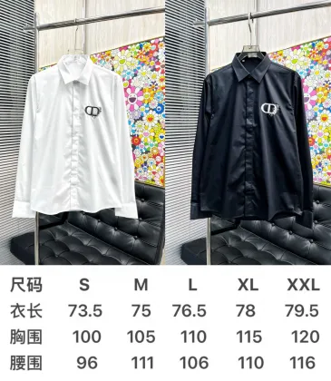 Dior shirts for Dior Long-Sleeved Shirts for men #A58441