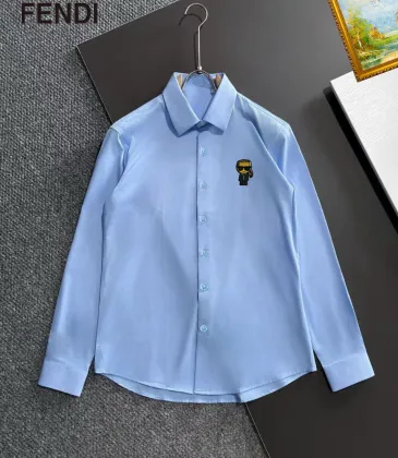 Fendi Shirts for Fendi Long-Sleeved Shirts for men #A60419