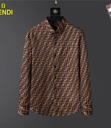 Fendi Shirts for Fendi Long-Sleeved Shirts for men #A63266