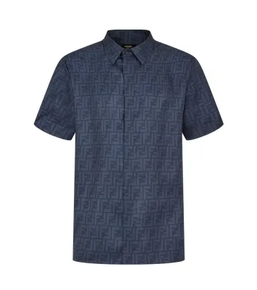 Fendi Shirts for Fendi Short-Sleeved Shirts for men #A61840 Fendi Shirts for Fendi Short-Sleeved Shirts for men #A61840
