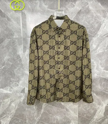 Gucci shirts for Gucci long-sleeved shirts for men #A38379